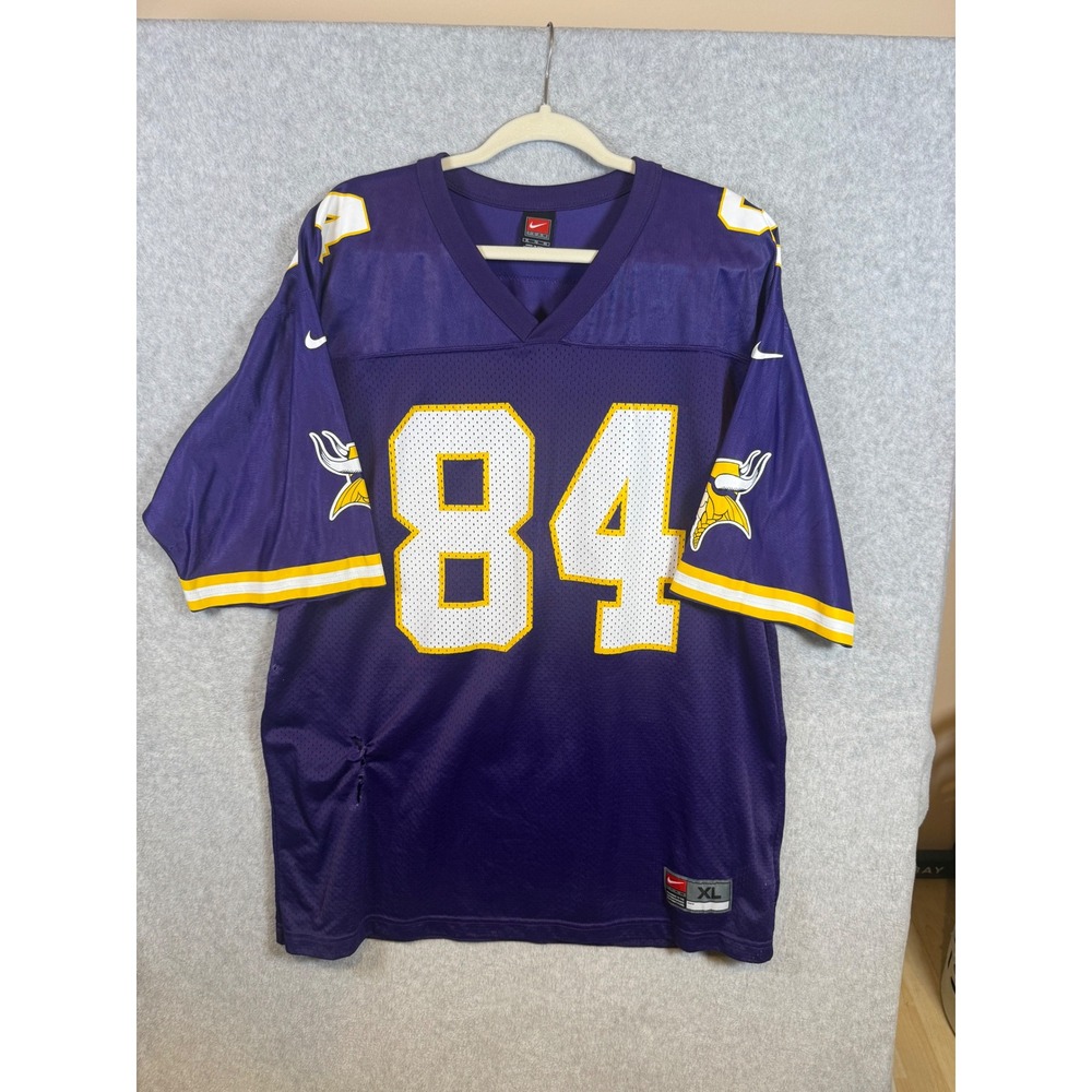 Nike Randy Moss Minnesota Vikings Jersey XL Purple Vintage NFL 84 Football
